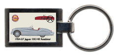 Jaguar XK140 Roadster (disc wheels) 1954-57 Keyring 4